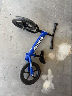Blue Toddler Strider Bike