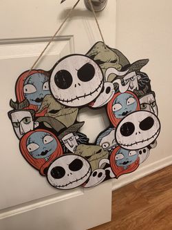 Nightmare before xmas wreath