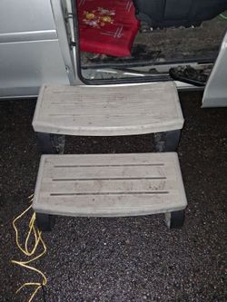 Two-Step Plastic Step Stool