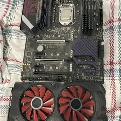 i5 11400f + 32gb 3000mhz RAM + MSI Z590 Gaming Force motherboard + AMD RX 570 GPU