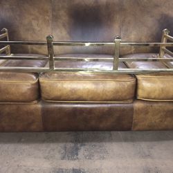 Antique Heavy Brass Fire Fender 