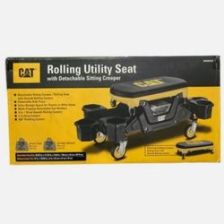 CAT Rolling Utility Seat with Detachable Sitting Creeper