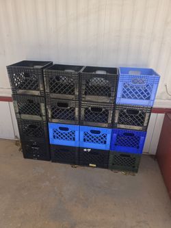 milk crates
