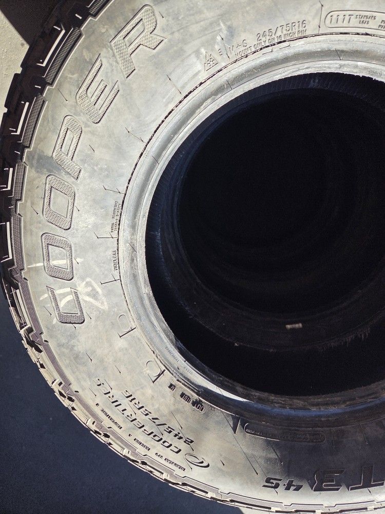 245 75 16 Cooper
