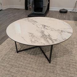 Room & Board Marble Ceramic Top Coffee Table