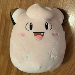 Squishmallows Pokemon Clefairy Stuffed Plush Toy