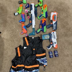 Nerf/dart Gun Set