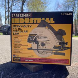 Craftsman New Industrial Heavy Duty 7 1/4 Inch Circular Saw (NEW)
