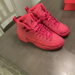 Gym Red Jordan 12s 6y