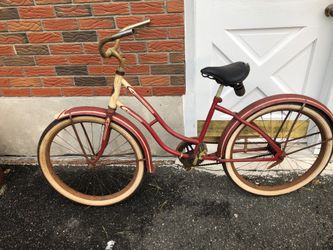 1948 Crawford (built by Columbia) girls bike.