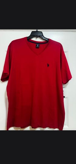 U.S. Polo Assn. Red V-Neck T-Shirt