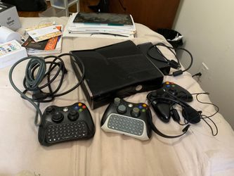 Xbox 360 plus controllers and headset