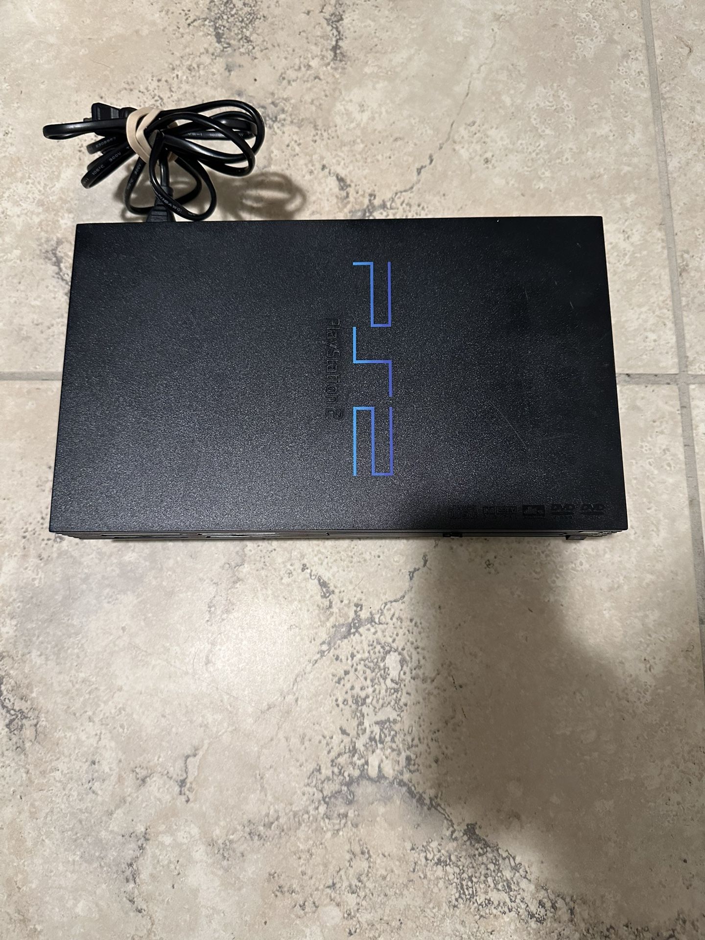 PS2 Console with Power Cord - For Parts or Repair