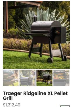 RIDGELINE XL TRAEGER PELLET GRILL SMOKER WORKS GREAT