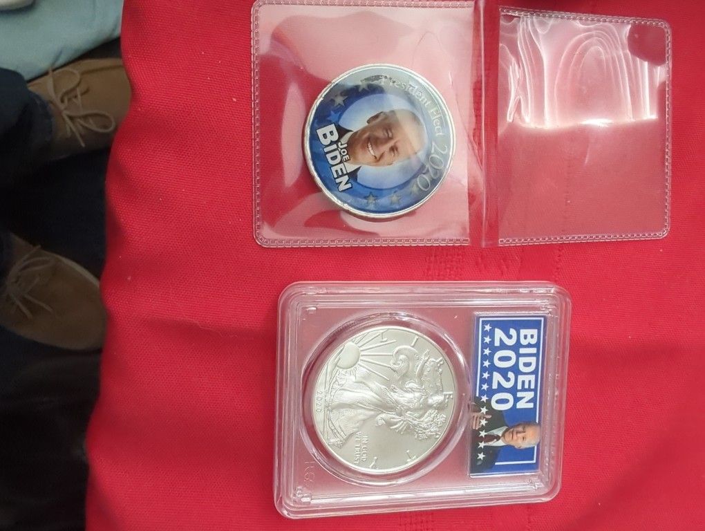 President Biden Silver Eagles
