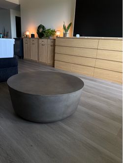 CB2 Concrete Coffee Table