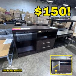 Nuevo gabinete contemporáneo con cajón para microondas y refrigerador - Para sala, bar, oficina, hogar, aula, dormitorio, restaurante, hotel