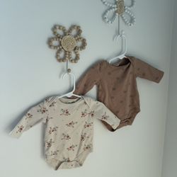 0-3 Month Girls-Tops