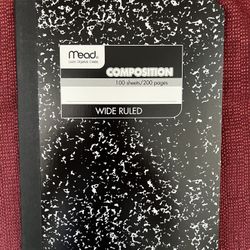 Mead Composition Notebooks 12 Pack 100 Sheets/200 Pages