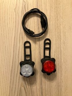 Rechargeable Bike Light Set