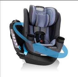 Evenflo REO by Revolve360 Rotating 2-in-1 Convertible Car Seat, 360 Degrees, Infant to Toddler, Forward and Rear Facing, Compact Design, One-time Inst