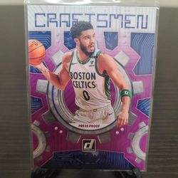 Jayson Tatum Press Proof Celtics NBA basketball card 