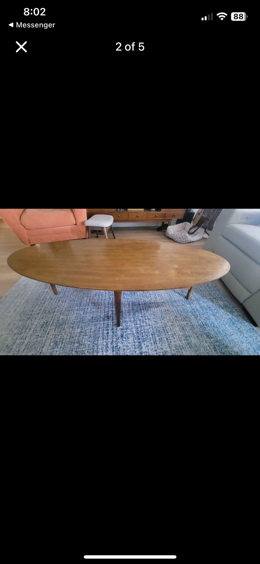 Beautiful Mid-Century Modern Coffee Table — Solid & Stylish