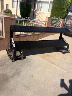 Maxicam 81”x22”x31” big 2 tier dumbbells rack very heavy in good condition