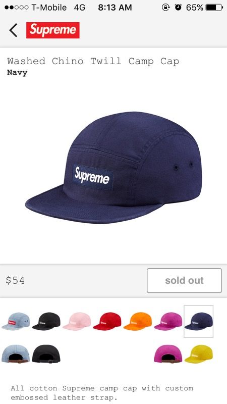 Supreme hat
