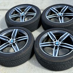 BMW 17in wheels tires rims 5x120