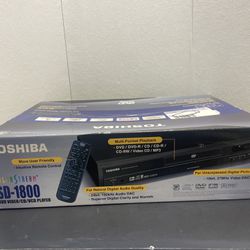 Toshiba SD-1800 24bit Audio Digital DVD Player W Remote - RARE BRAND NEW IN BOX