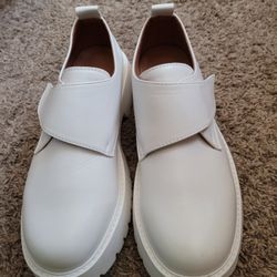 White Leather Loafer