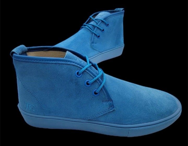True Gold/Fuego Leather (001) Blue/Blue Bootie Women’s Size 8. M Usa