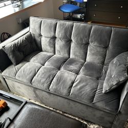 Wrofly 3 In 1 Convertible love seat sleeper