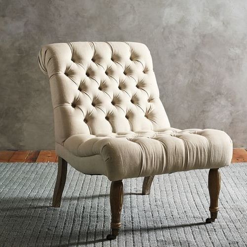 Pottery Barn Carolyn Tufted Slipper Chair for Sale in Los Angeles CA OfferUp