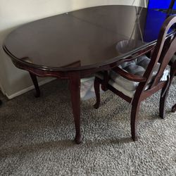 Cherry Wood Dining Table