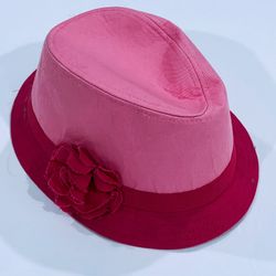 Children’s Place Hat New With Tags Pink with hot pink And a floral accent 