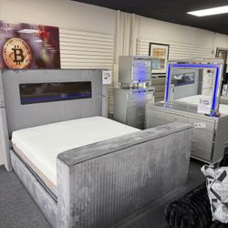 New Queen Bed $1299. King $1499. All pcs bedroomSet $2799. Delivery & Set Up Available 