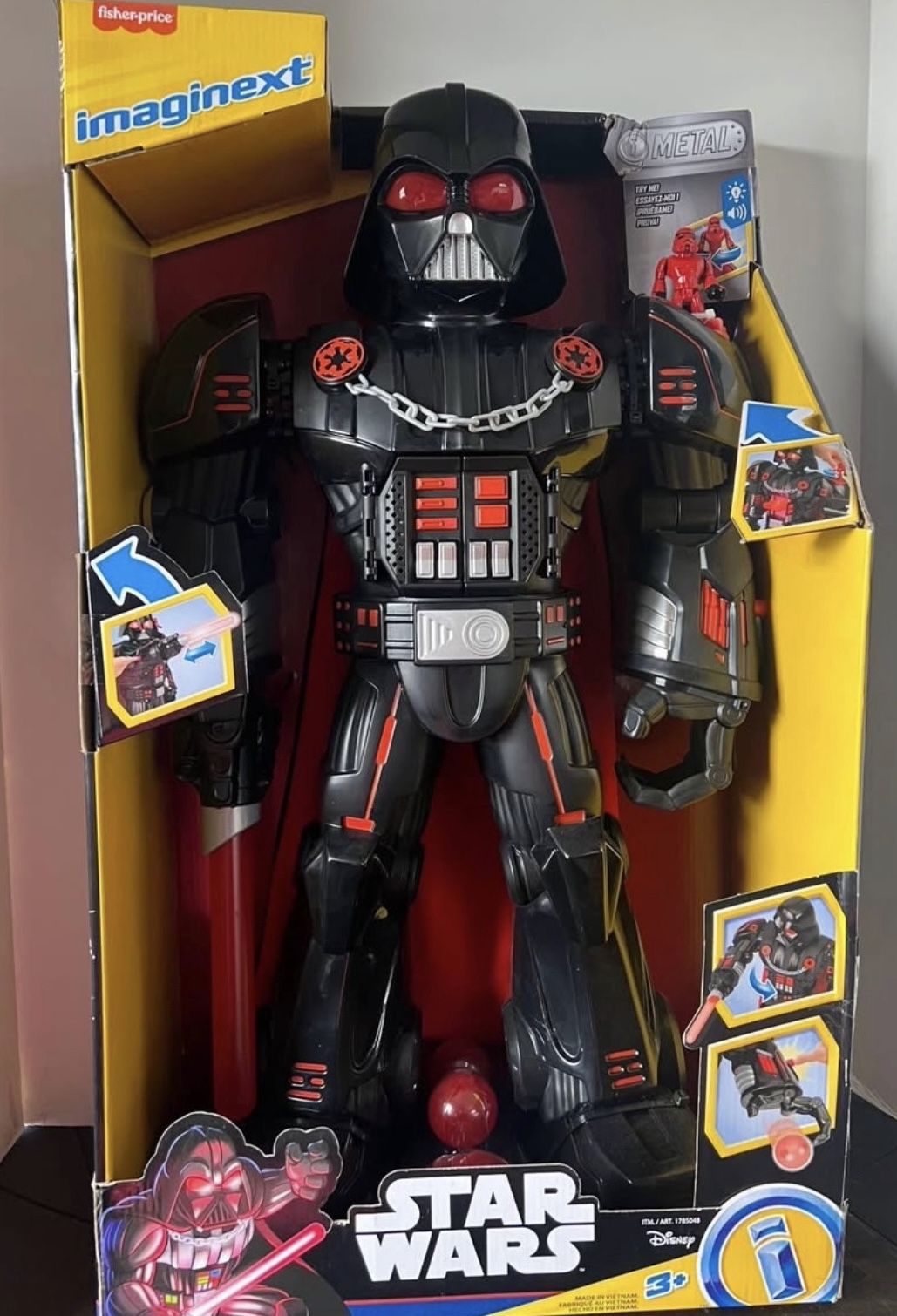 New Imaginext Star Wars Darth Vader Bot Toy Lights Sounds