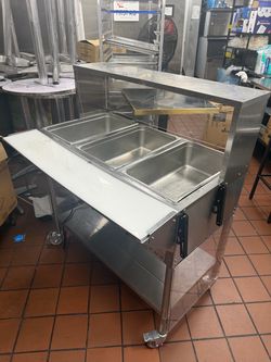 Avantco STE-3SG Three Pan Open Well Electric Steam Table