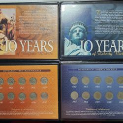 2 sets of Iconic American Nickel History. 