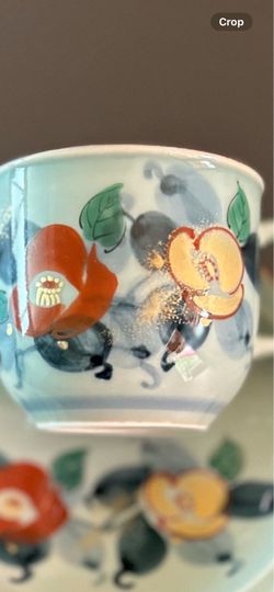Japanese tea cup and saucer