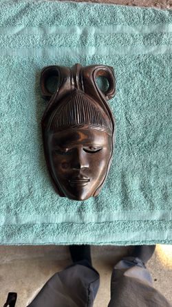 African Hand Made Wooden Mask