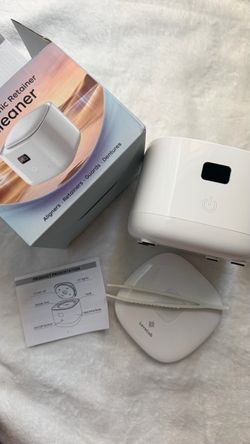 Ultrasonic Retainer & Aligner Cleaner – UV Light – Brand New