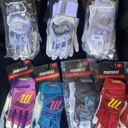Brand New Marucci and Victus Batting Gloves Baseball Softball