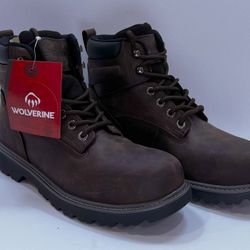 Wolverine Men's Floorhand Waterproof 6" Steel Toe Work Boot. Sz.10M