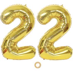 22 Jumbo Foil Balloons 