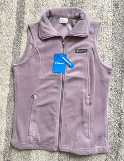 Columbia purple Benton springs vest zip up for women size SMALL