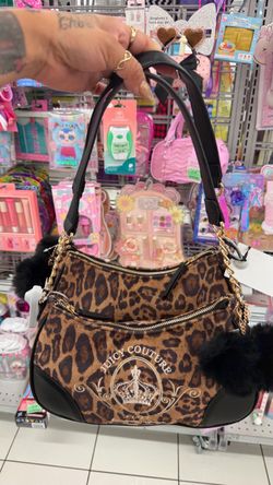 Juicy Couture Leopard Print Shoulder Bag