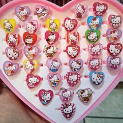 New Hello Kitty Variety Kids Rings - 2 For $1.25